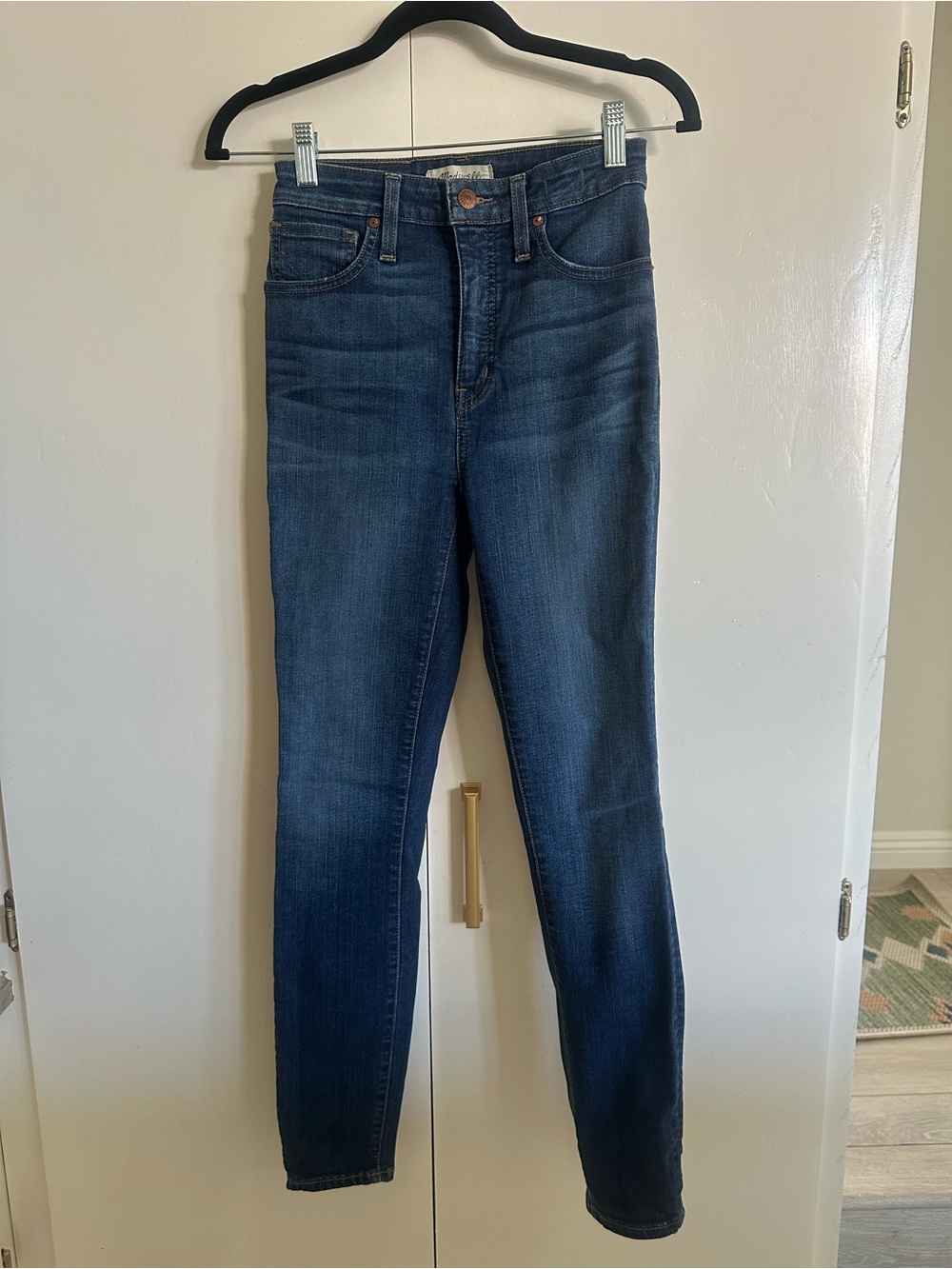 Madewell Dark Blue High-Rise Women’s Skinny Jeans
